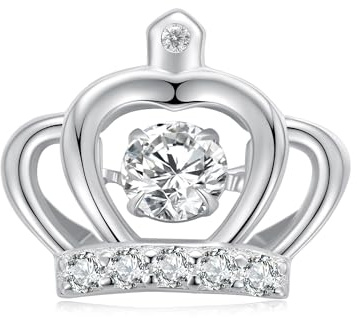 Breloques en Argent Sterling 925 pour Bracelets Pandora,Charme Couronne de Princesse,Bijoux de Noël Cadeau pour Femme Amie