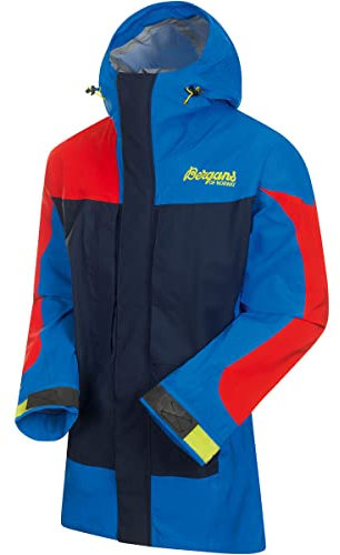 Bergans Arctic Expedition Jacke, Navy Blue-royal Blue-red, S