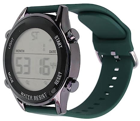HERCHR Digitale Chronographenuhr, Yacht-Renn-Timer, WR50M wasserdichte, Leuchtende Outdoor-Sport-Chronographenuhr Mit Großem Bildschirm(Blau)