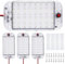 BORDEAG 4 Stück 12V-85V LED Innenbeluchtung Auto, Innenraumbeleuchtung LED, Auto Innen Beleuchtung LED, LED Innenbeleuchtung Für Auto Wohnmobile Lkw Van Universal Beleuchtung