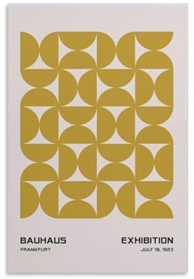 Bauhaus-Posterdruck, geometrisches Poster (2), Poster, Kunstdruck, Wandfoto, Malerei, Poster, hängendes Bild, Familiendekoration, 30 x 45 cm