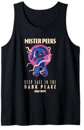 Call Of Duty Mister Peeks Keep Safe In The Dark Place Tank Top