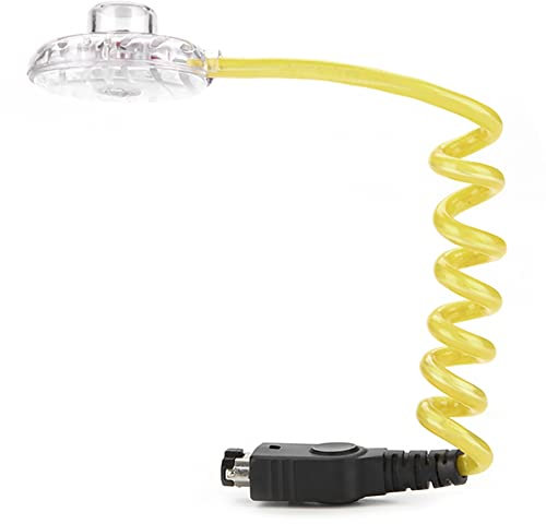 Luqeeg Flexibles Weißes Wurmlicht für Game Boy Advance, Tragbare LED-Beleuchtung, Keine Batterien erforderlich Kompatibel mit Allen GameBoy-Serien. Kompaktes, Anpassbares Design