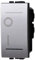 Interruttore 0-1, Modulo Grigio, Compatibile Con BTicino Living, frutti, interruttori, pulsanti, deviatori, dimmer, sensori, PIR, buzzer, Per Placche originali e compatibili