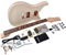 Gitarrenkorpus DIY E-Gitarren-Bausatz Mit Mahagoni-Korpus Und -Hals Palisander-Griffbrett 24 Bünde