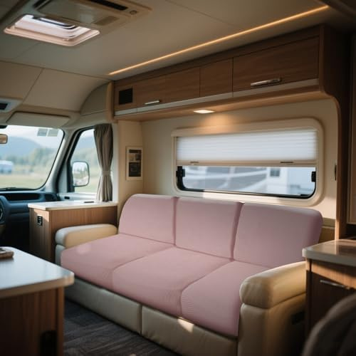 WEJOY Bezüge Für Wohnwagenpolster Jacquard, rutschfeste Wohnmobil Sitzbezüge, Sofa Sitzkissenbezug Für Schonbezug Wohnwagen Polster