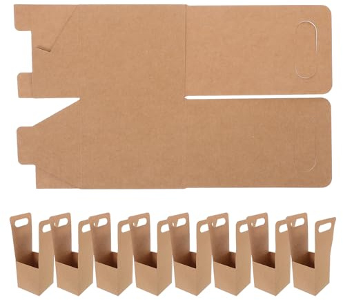 Cabilock 30 Posavasos De Papel Kraft Con Forma De Mano Portavasos De Café Bandeja De Cartón Corrugado Para Bebidas Color Marrón Claro Reutilizable