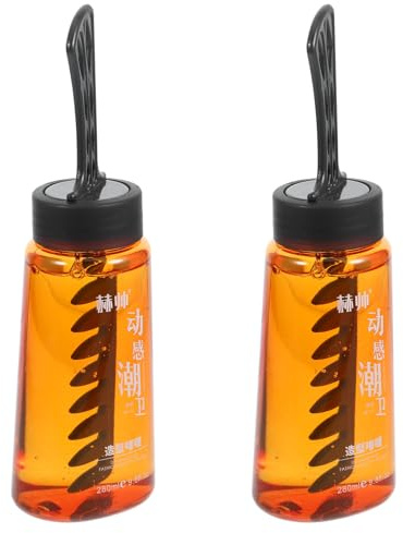 PACKOVE Haarstyling Gel mit Breitem Zahnkamm für Herren 2 Stück-pack Feuchtigkeitsspendend Schnelltrocknend für Täglichen Gebrauch zu Hause