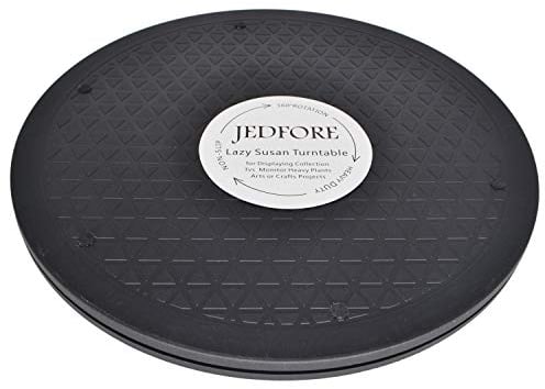 Multi-use Heavy Duty 360° Rotating Swivel Stand Turntable with Steel Ball Bearings for Big Screen TV Computer Monitor Lazy Susan (12 Inches)