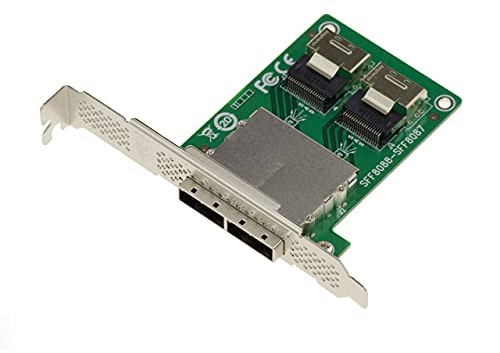 KALEA-INFORMATIQUE Adaptateur MiniSAS SFF-8088 vers SFF-8087 | Adaptateur MiniSAS SFF-8088 vers SFF-8087