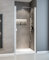 Schulte porte de douche pivotante 80 x 180 cm en niche, profilé blanc, réversibe, montage gauche droite, verre de sécurité 5 mm transparent, plage de réglage 775-805 mm, largeur d'accès 56.0 cm