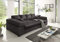 Reboz Big Sofa weiß grau beige braun schwarz Megasofa Kunstleder (Braun)