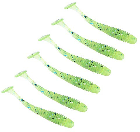 10 Weicher Ködelköder Köder Kunststoff Angelköder Künstliche Grub Worm Köder Fisch Bekämpfen Zubehör(F)