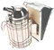 Germerott Bienentechnik Smoker Classic Rauchbläser aus Edelstahl mit Lederblasebalg, Rauch Innendose und Hitze-Schutzschild …
