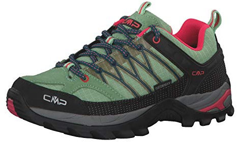 CMP Damen Rigel Low WMN Trekking WP Hiking Shoe, Leaf-Petrol, 36 EU