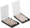 1 caja para dientes anteriores, 1 caja para material de corona temporal dental molar (140 unidades)