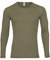 Engel Natur, Herren Shirt Langarm, Wolle & Seide (50-52, Olive)