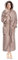 PAVILIA Damen-Bademantel mit Kapuze, weich, flauschig, warm, Fleece, Sherpa, Shaggy-Bademantel, Taupe, Large-X-Large