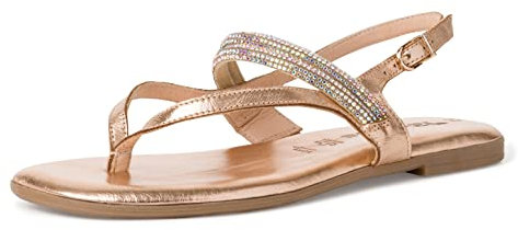 Tamaris 1-1-28115-28, Sandali Bassi Donna, Oro Rosa, 40 EU