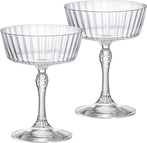 Emilja® 2 x Cocktailglas Fizz Cocktailschale Sektschale America 20s 27,5cl