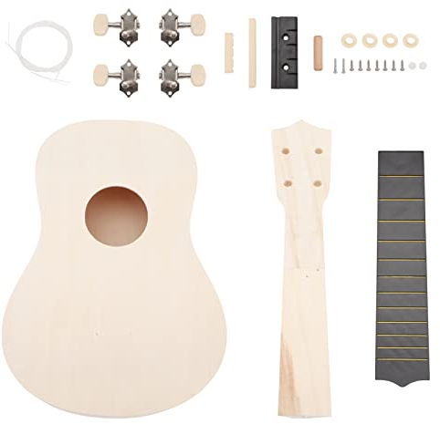 DIY Ukulele Kit 53 cm Bauen Sie Ihr eigenes Ukulelen-Set für Kinder und Anfänger, für Musikliebhaber