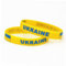 Ukrainische Flagge Silikon Armbänder 2 Stücke Ukraine Armband Schmuck Patrioten Zubehör Für Teenager Männer Frauen
