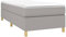 vidaXL Cadre de lit sans Matelas Gris Clair 90x200 cm Tissu