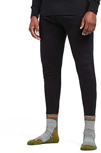 Peter Storm Men's Essential Long Johns, Polyester Cotton Blend, Breathable, 200gsm, All Season Base Layer (UK, Alpha, M, Regular, Regular, Black)