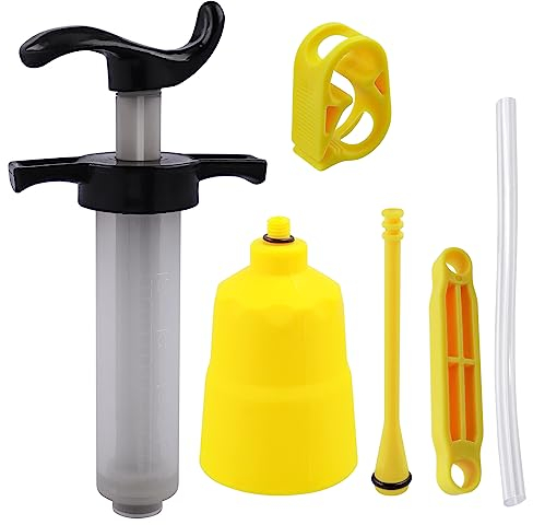 Bestgle Fahrrad bremsen entlüftungsset kit 7 stück Bremse entlüftungskit hydraulische scheibenbremse mineralöl für hydraulische Bremse