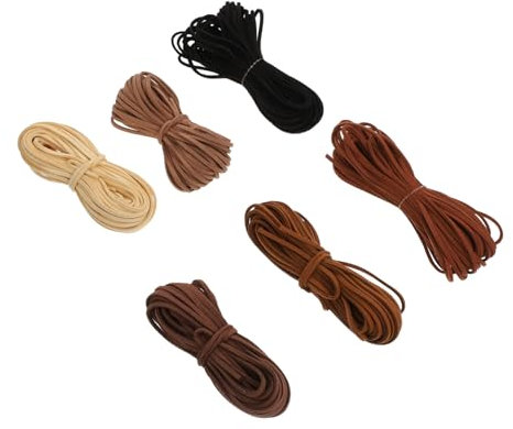 NUOBESTY 12pcs DIY Cord for Bracelets Jewelry Making Rope Strong Multiple Colors for