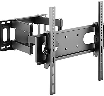 Floor TV Stand TV Wall Mount Six-arm Retractable TV Mount For Most 32-60 Inch Flat Screen TVs Rotating Tilt TV Wall Mount Bracket with Max VESA 400x400mm Height Adjustable Tall TV Stand