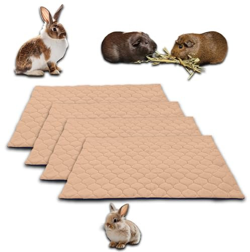 NEO SOLVO Pack Promo - Tapis Litière Polaire - Absorbant et Imperméable - Disponible en Multiples Couleurs et Tailles Beige 50cm x 60cm 4