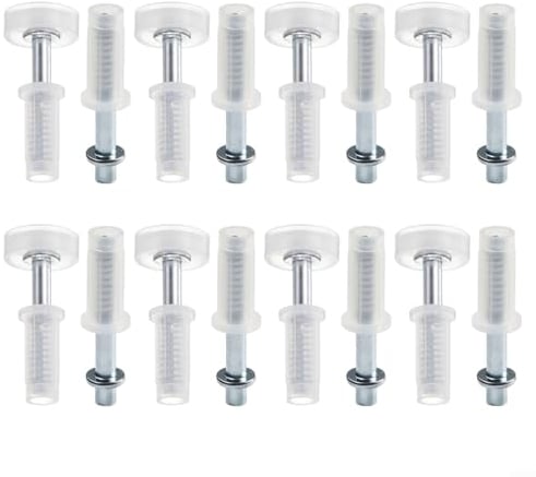 Oberes Drehgelenk und Führungsrad Beschlagsatz für Falttüren Beschlagsatz für Falttüren im Schrank(8PCS)