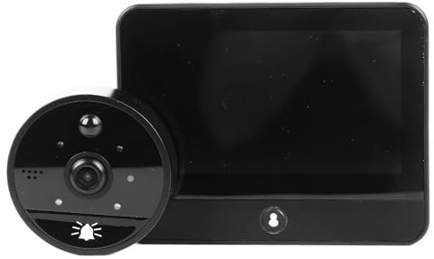Videocamera Spioncino Videocitofono Digitale Wi-Fi Spioncino elettronico Spioncino per Porta, Schermo HD da 4 Pollici 1080P Smart Telefono Porta per Casa Villa Ufficio Appartamento
