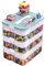 Aufbewahrungsbox für Lego Bausteine,Classic Große Bausteine Box für Lego,3 Stufen Transparent Organizer,Aufbewahrung mit Deckel,Ablagefächer Stapelbar Spielzeug,Sortierboxen für Lego(Grün)