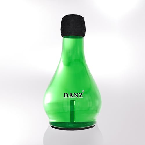 Trumpet Practice Mute - Lightweight Trumpet Accessory - 80% Volume Reduction - Green - Fits All Trumpets
