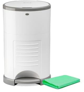 Korbell Mini 9L Hands-Free Eco Friendly Nappy Bin + 1 Refill
