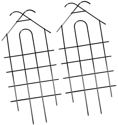 Beavorty 2 Stück Stabiles Rankgitter 20x50cm aus Unbedenklichem Material Pflanzenstütze für Kletterpflanzen Topfpflanzen und Garten Wetterbeständig und Formstabil