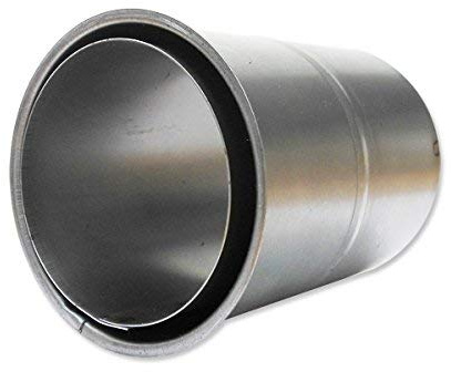 AdoroSol Vertriebs GmbH Pelletrohr Wandfutter 80 mm Wandmuffe Pellet Rauchrohr Ofenrohr (Stahlblech, 80 mm Ø)