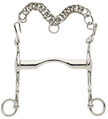 Lorina Fixer Schenkel Dressur Kandare (6in / 150mm) (Silber)