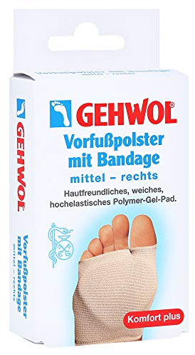 Gehwol Vorfußpolster mit Bandage rechts mittel