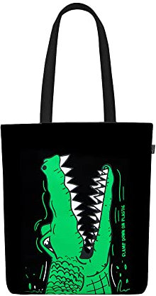 Eco Right Bolsa de lona para mujer, bolsa de hombro de algodón orgánico, bolsa de compras reutilizable para comestibles, bolsas de regalo, bolsa de libros, bolsa de viaje,