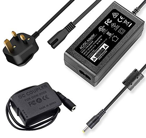 F1TP DMW-DCC8 DMW-AC8 Camera AC Adapter Power Supply Replacement of DMW-BLC12 Battery Coupler Kit for Panasonic Lumix FZ200 FZ300 FZ1000 FZ2000 FZ2500 GH2 G5 G6 G7 GX8 G85 G99 Camera