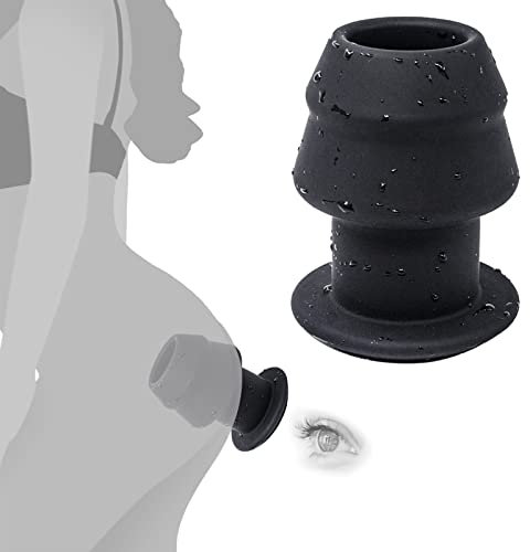 BDSMYEE Übergröße Hohl Analplug Sexspielzeug,Anal Expander mit Kopfwelligkeit,Flüssiges Silikon Anal Expansion Spekulum,Vagina Dilatator butt plug Einlauf anal tunnel plug für Paare Frauen Manner