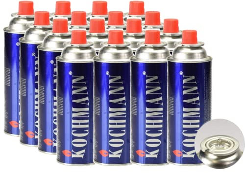 Generisch 8x/12x/16x/28x Butan gaskartuschen von Kochmann Gas (227g) für Campingkocher,Gaskocher,Gasgrill,Campinggrill,Gasheizung,Lötbrenner,Lötmeister (28)
