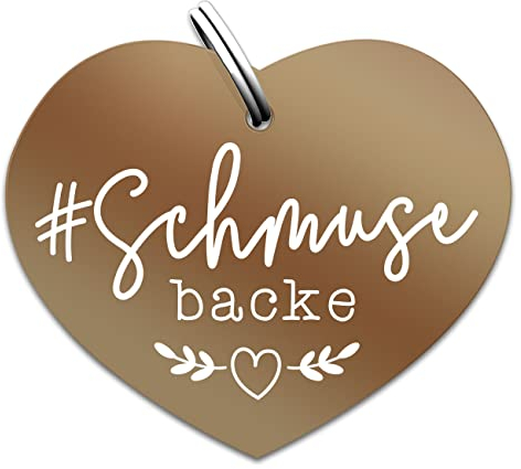 Soulhorse Marke Pferd Pony Hunde Glücksmarke Pferdemarke Gücksbringer Schutzengel Sattel Herz Trense Zaumzeug Vorderzeug Schlüsselanhänger Talisman für Tiere und Menschen (Schmusebacke, Bronze)