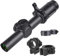 WestHunter Optics HD-S 1.2-6x24 Jagd Zielfernrohr, Second Focal Plane Rifle Scopes, 30mm Taktisches Präzisions Gewehr Zielfernrohr für Gewehr/Airsoft/Luftgewehr | Option 3- Dovetail Shooting Kit B