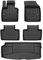 OMAC Fußmatten & Kofferraumwanne Set kompatibel mit Volvo XC90 2015-2019 3ohne .Reihe Gummi