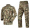 LNFINTDO Herren-Militär-Anzug, langärmelig, Jacke und Camouflage-Hose, Set, Camouflage, Waldjagd, Uniform, Kriegsspiel, Paintball, Schießen, CP, L