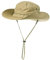 Comhats Outdoor Faltbarer Boonie Buschhut mit Kinnband UPF 50+ Unisex Khaki 63cm(L/XL)
